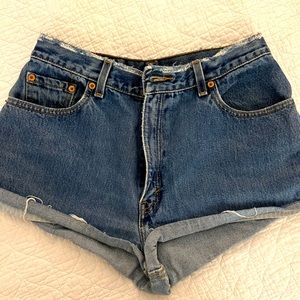 Levi’s cheeky jean shorts